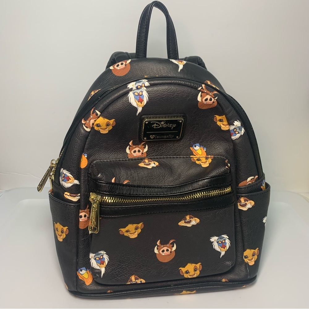 Loungefly Disney Lion‎ King Character Faces  Mini Backpack - Picture 3 of 17